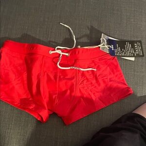 Taddlee Red Swim Trunks